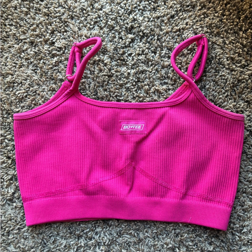 Bo + Tee Pink Sports Brs